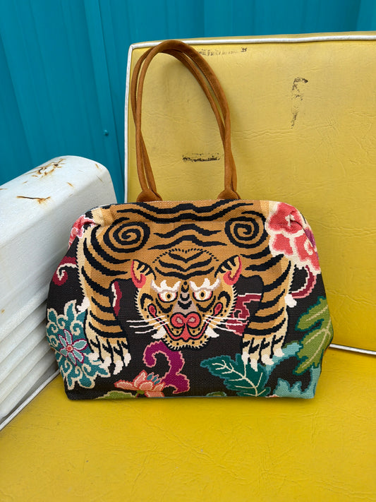 Tiger Tapestry Doctor Bag