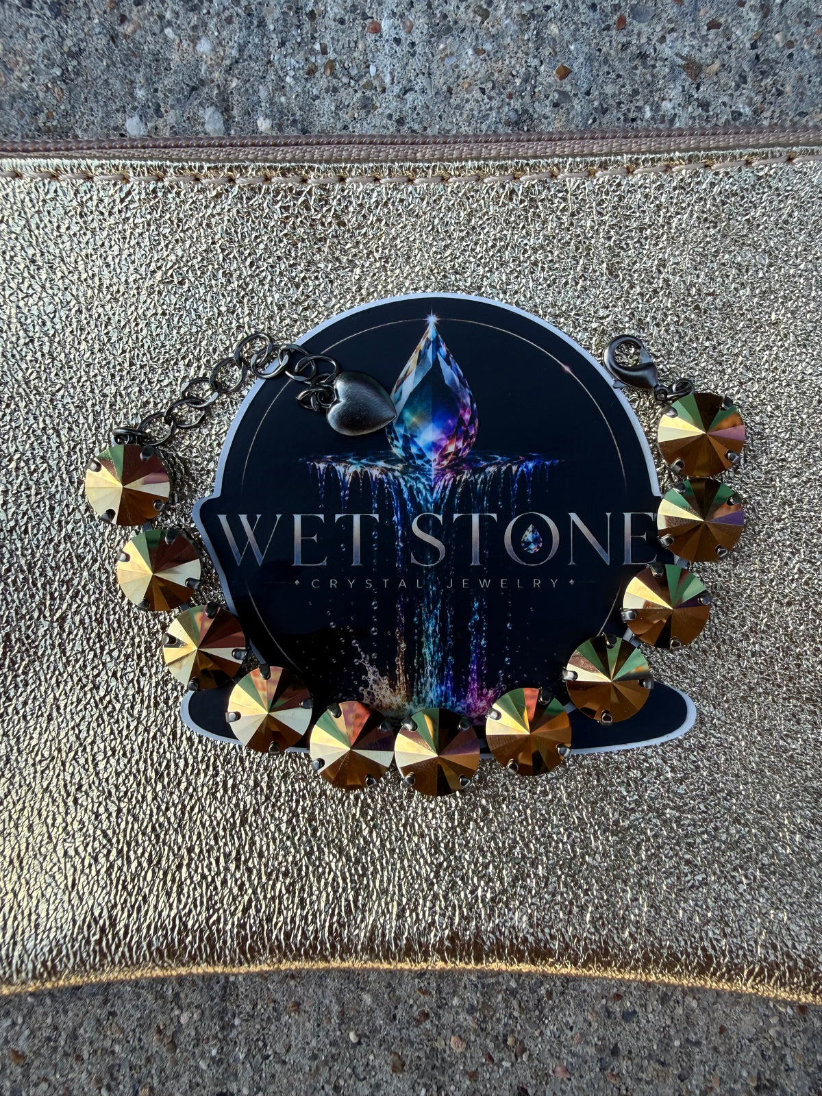 WETSTONE: Antique Gold Majesty Bracelet