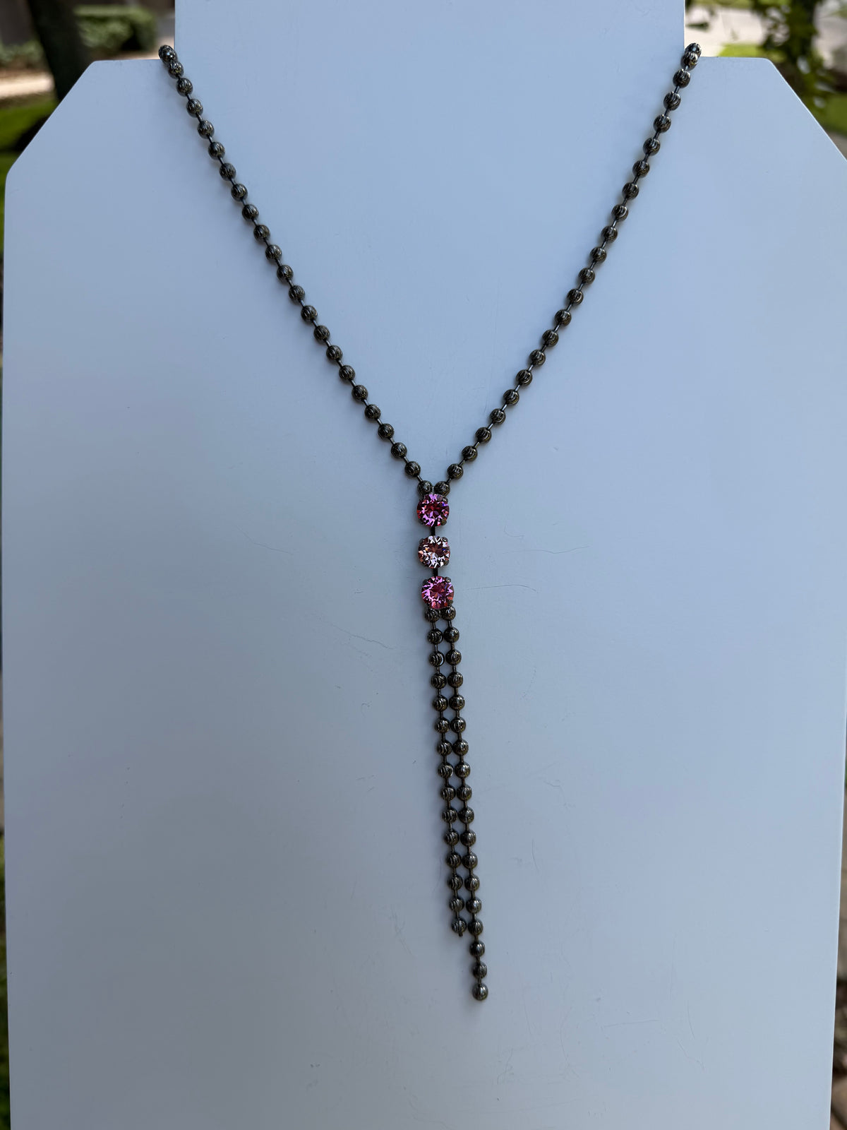 WETSTONE: Rose Tadpole Necklace