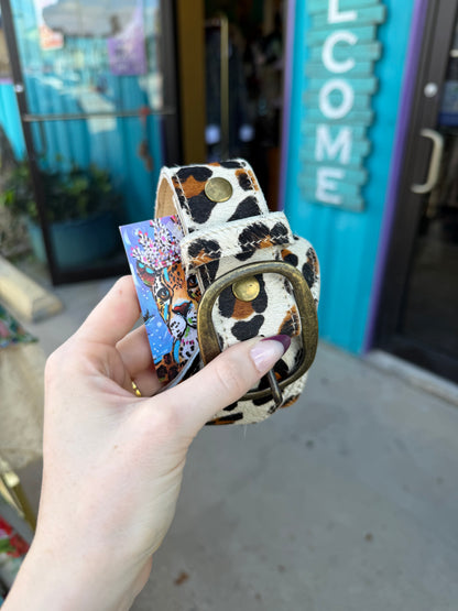 Always Misbehavin' Cowhide Belt