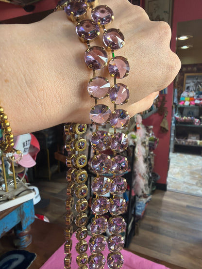 Celia Necklace in Violet Unfoiled