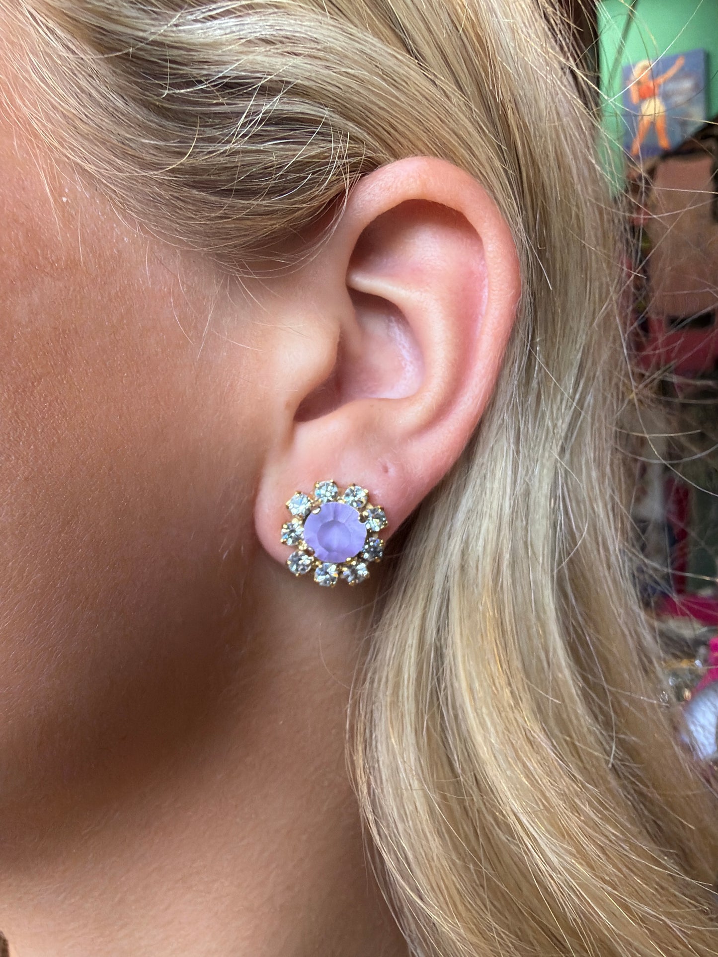 VIOLET MATT DAISY MAE EARRINGS