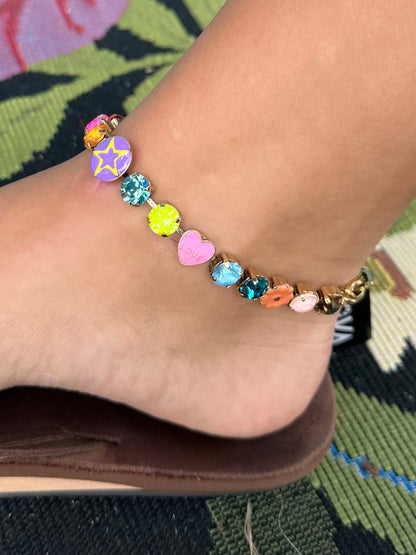 BETTINA ANKLET IN FAIRY DUST