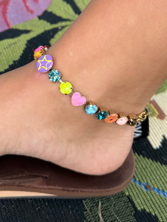 BETTINA ANKLET IN FAIRY DUST