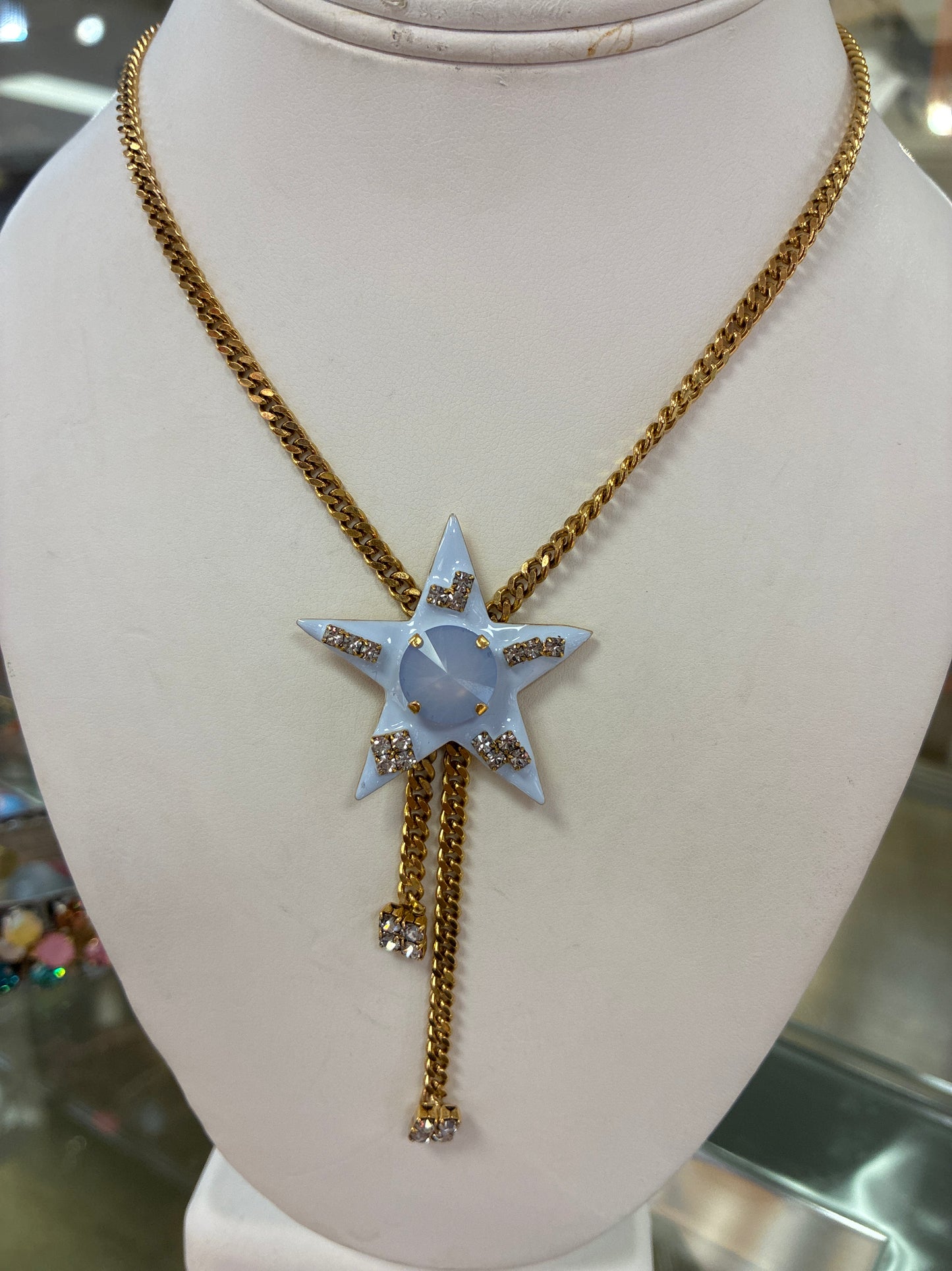 Lavender Bolo Star Necklace