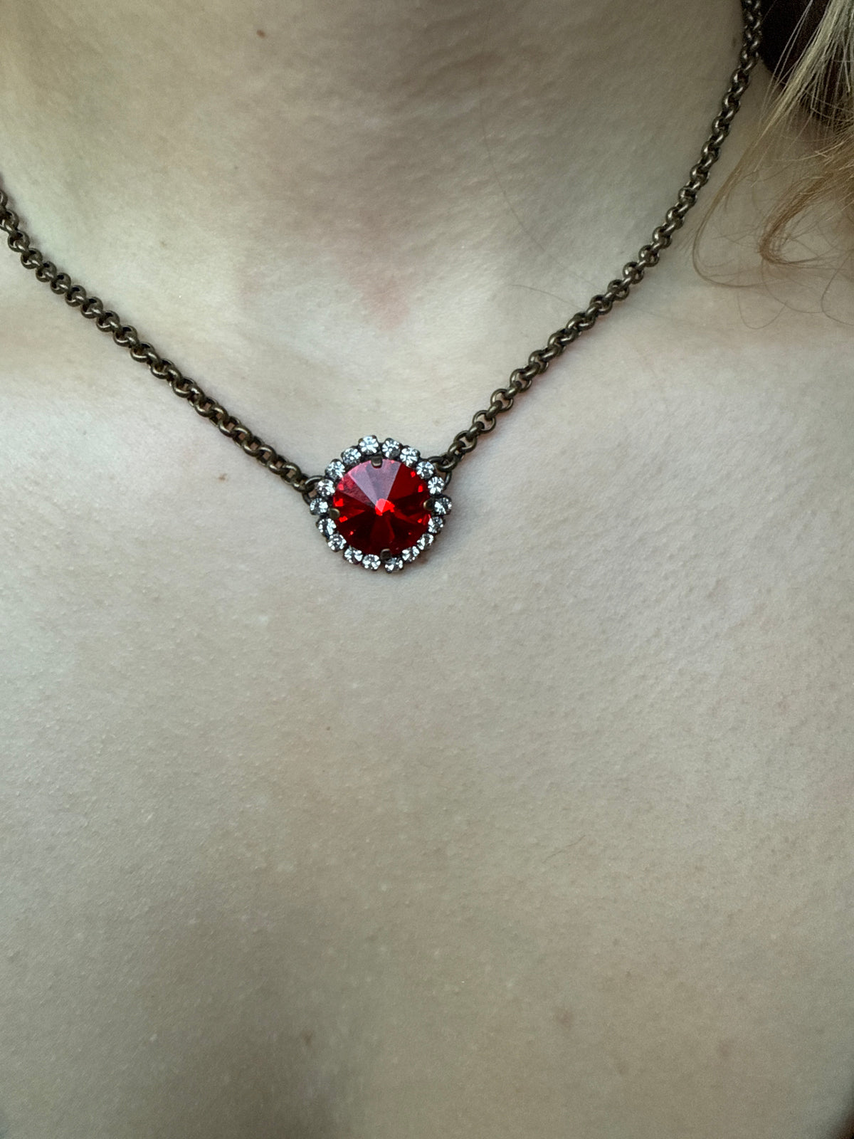 WETSTONE: Red Drop Necklace