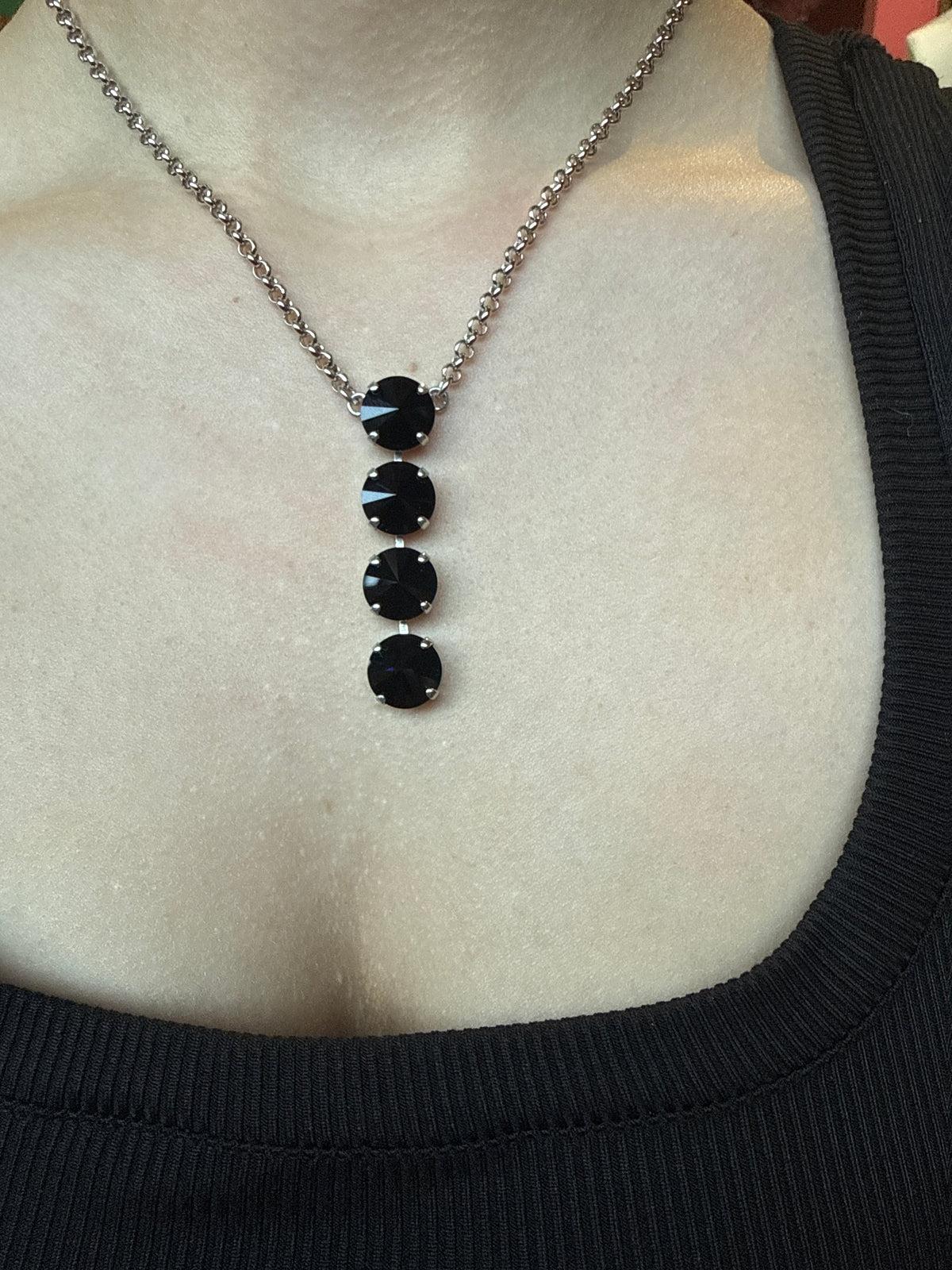 WETSTONE: black Noir Drop Necklace
