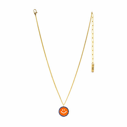 MINI BE HAPPY SMILEY FACE NECKLACE