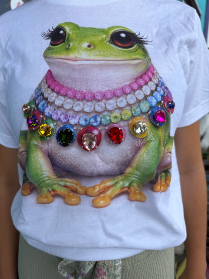 Jeweled Collar Frog T-Shirt