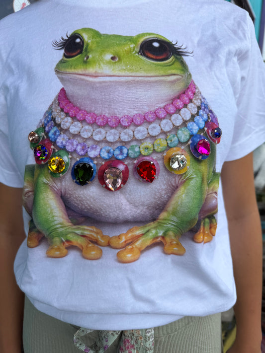 Jeweled Collar Frog T-Shirt