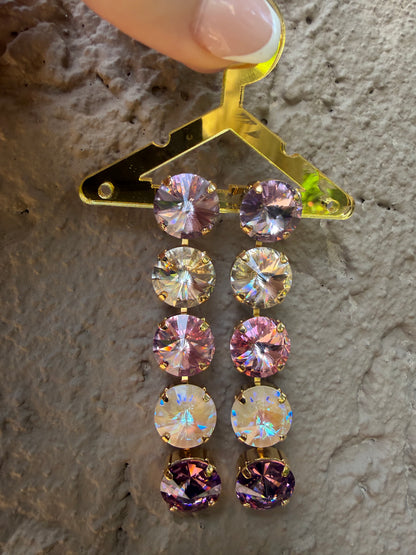 WETSTONE: Victorian Blooms 5- Drop Earrings