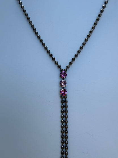 WETSTONE: Rose Tadpole Necklace
