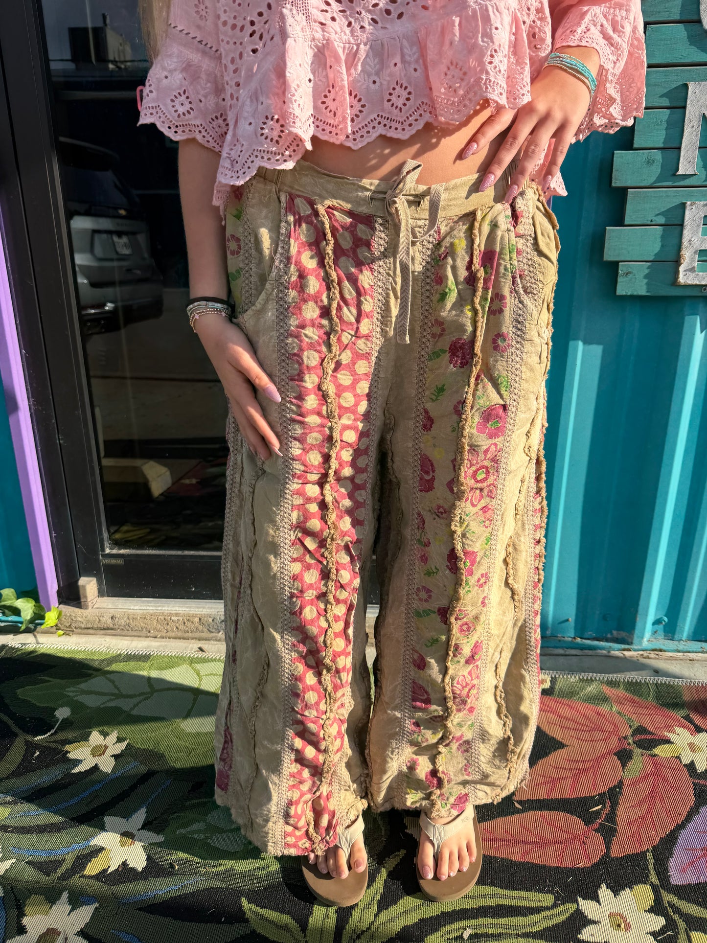 Garden Day Dreams Polka Dot Pants