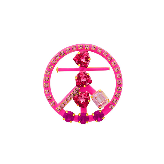 Oliver Peace Sign Brooche