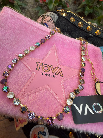 Purple multi Sarina Necklace