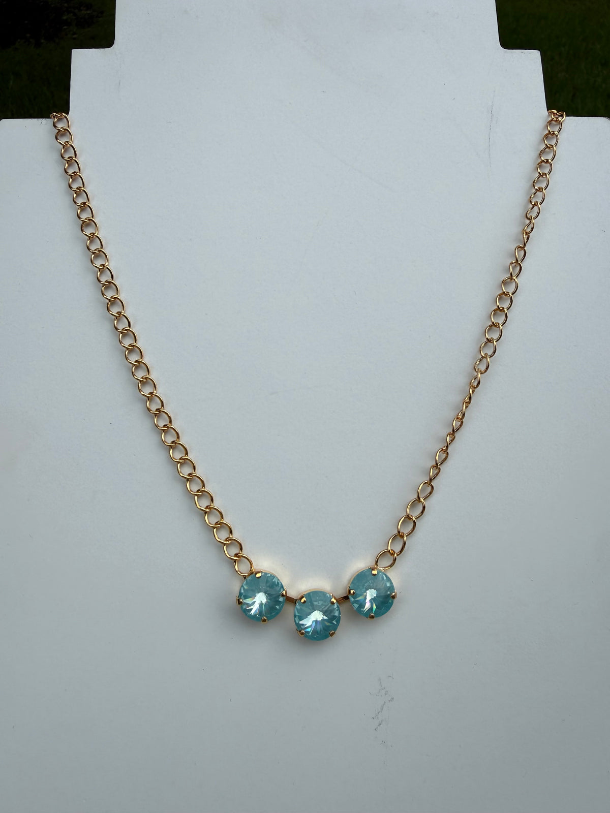 WETSTONE: Ice Blue Pond Pearls Necklace
