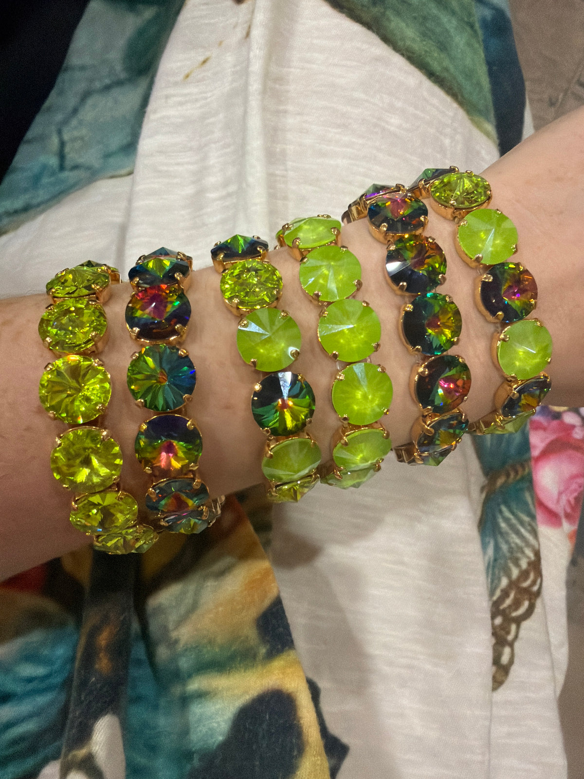 WETSTONE: LILYPAD LAGOON Stretch Bracelet