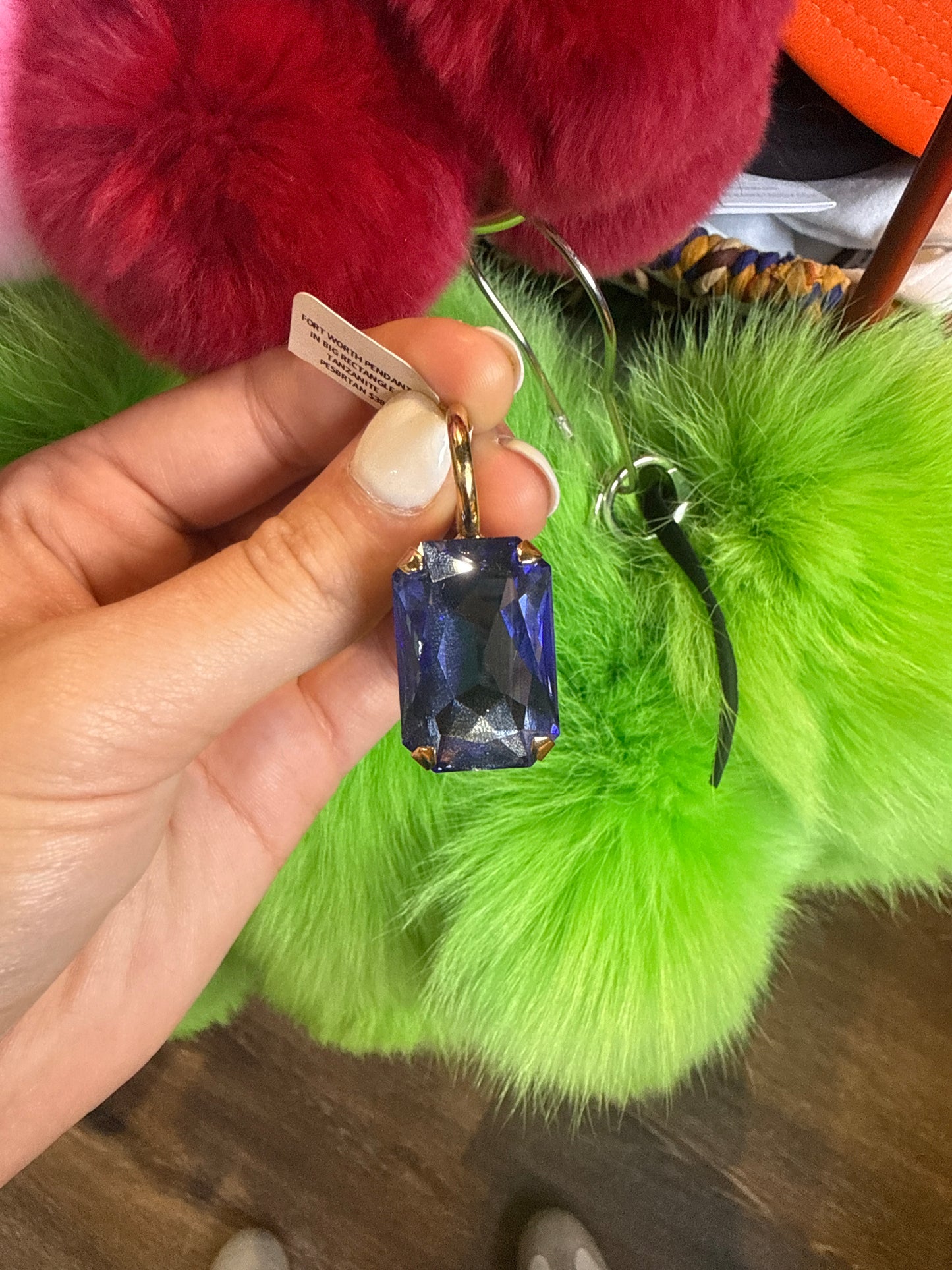 Big Fort Worth Tanzanite Pendant