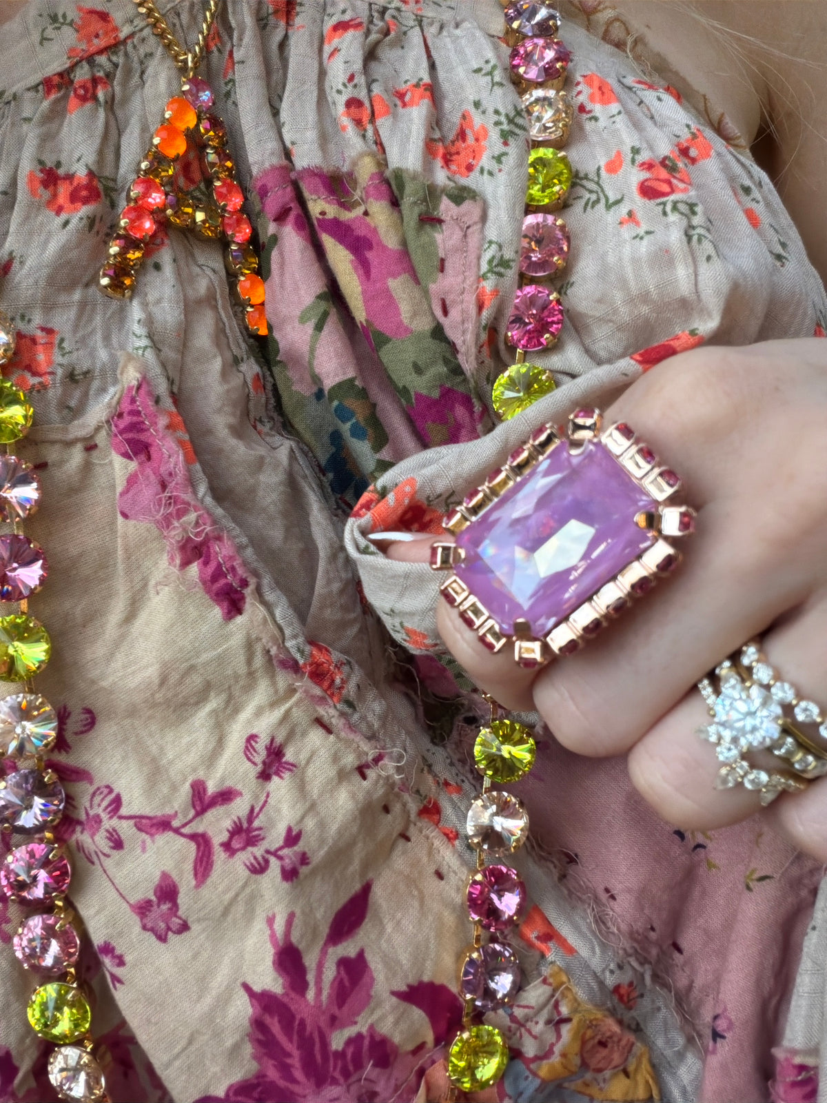 WETSTONE: Soft Purple Femme Fatale Ring