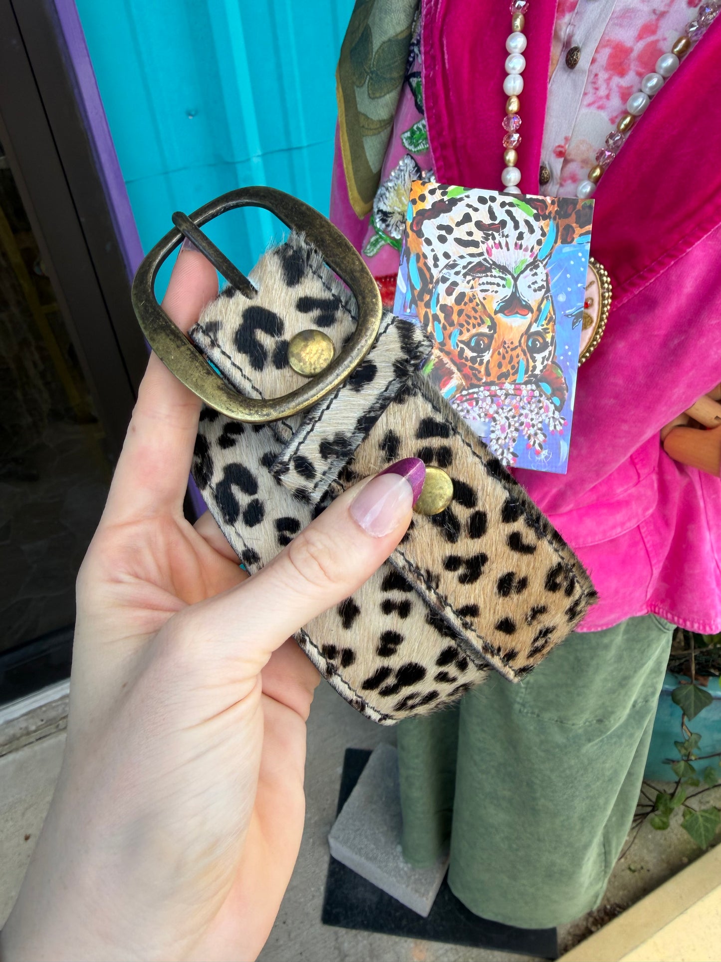 Wild Baby Leather Belt