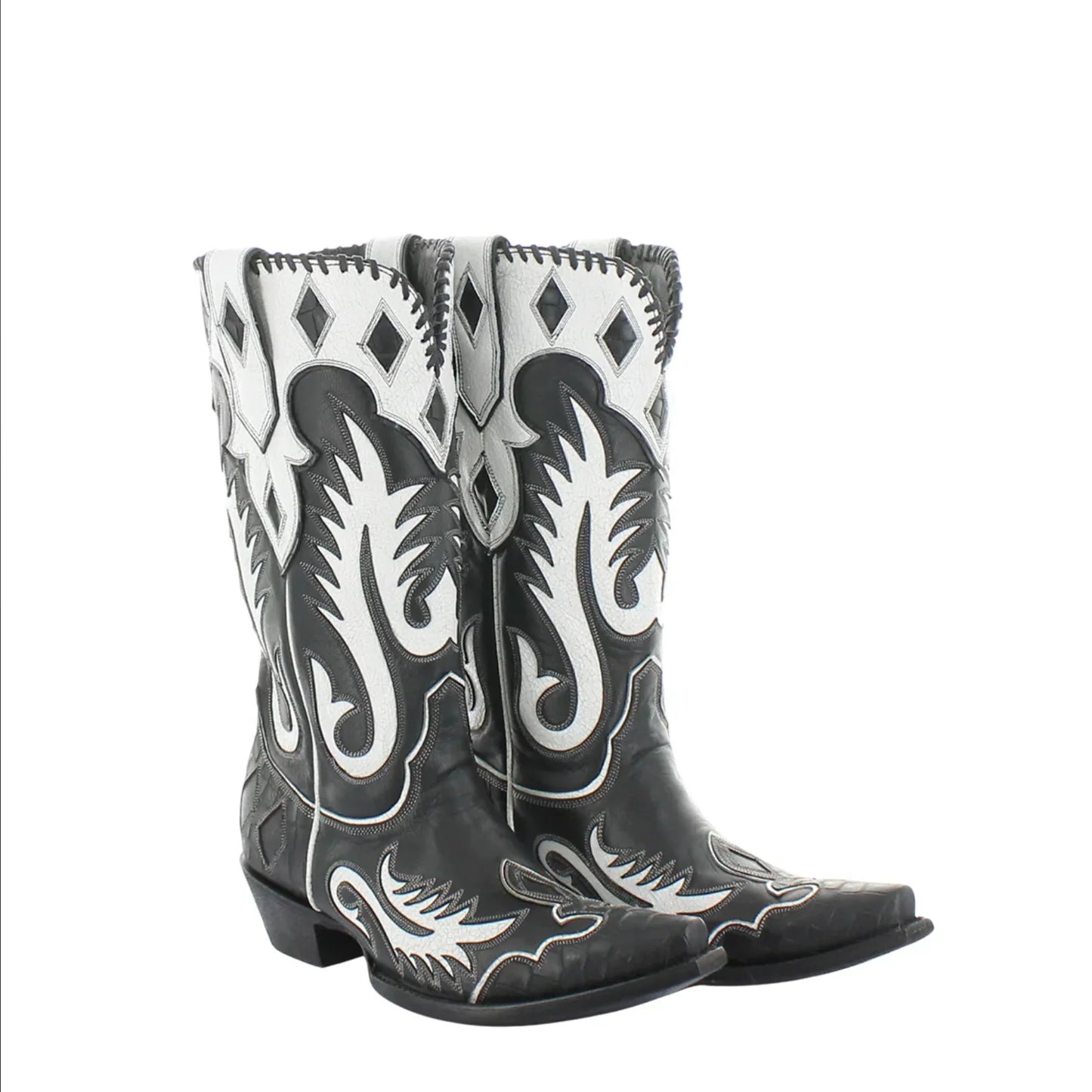 Double D x Old Gringo Cowgirl Rising Black and White