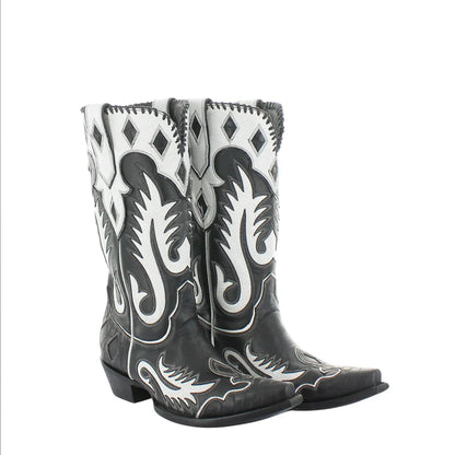 Double D x Old Gringo Cowgirl Rising Black and White