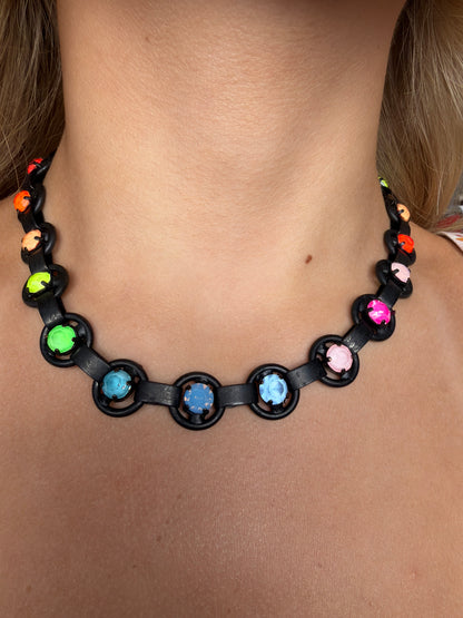 Link Necklace in Smutt Electrics