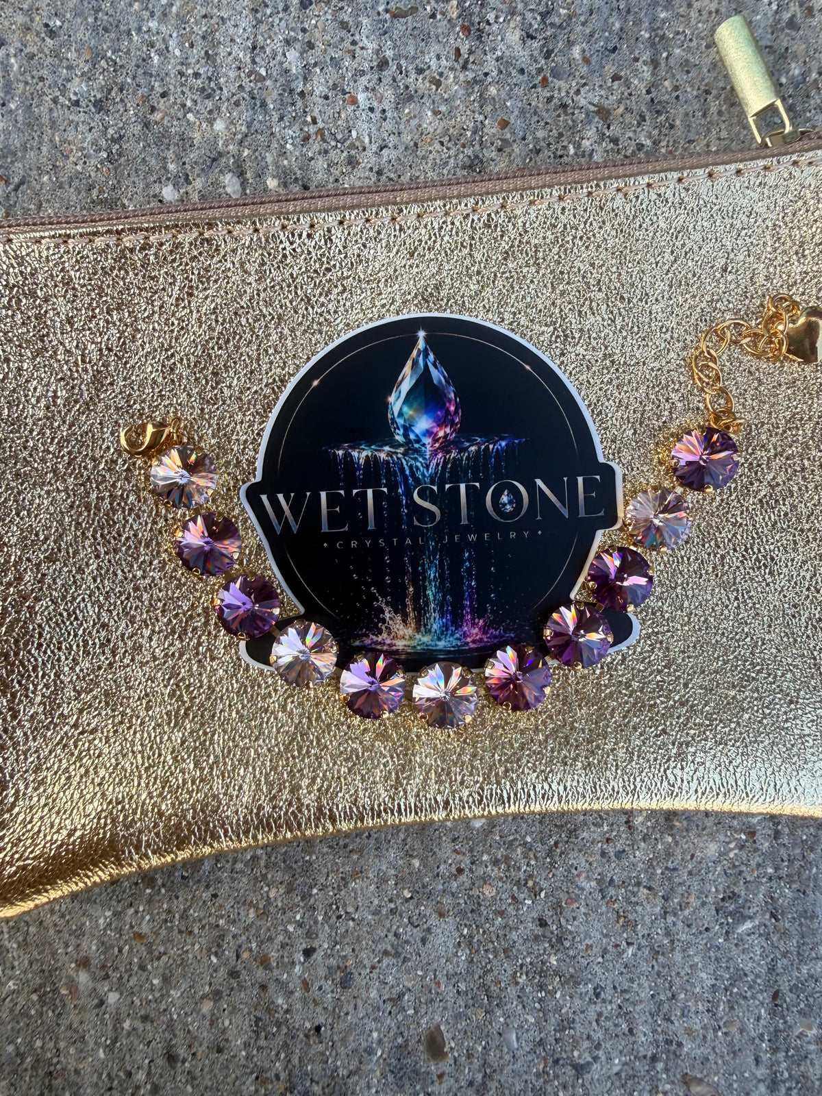 WETSTONE: Plum Champaign Majesty Bracelet