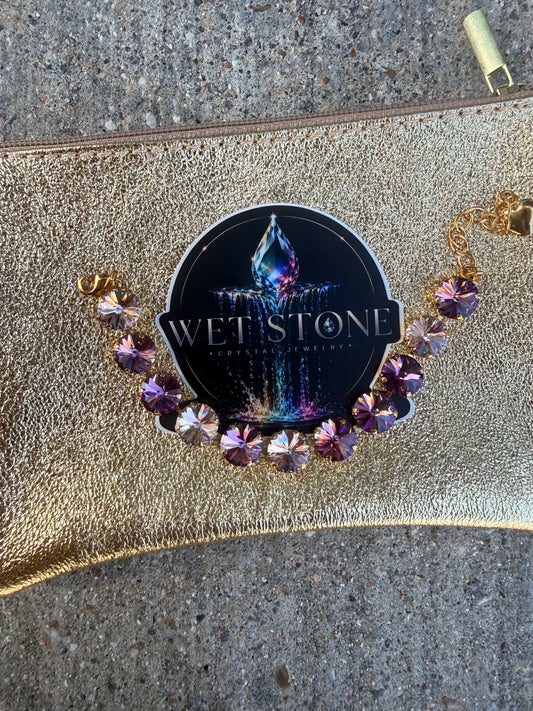 WETSTONE: Plum Champaign Majesty Bracelet