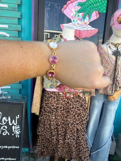 WETSTONE: Pink Cloud Medieval Bracelet