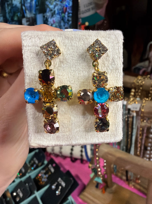 Custom Baby Cross Donatella Earrings