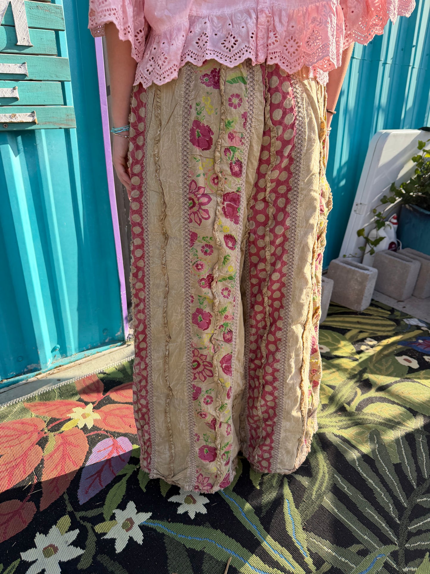 Garden Day Dreams Polka Dot Pants