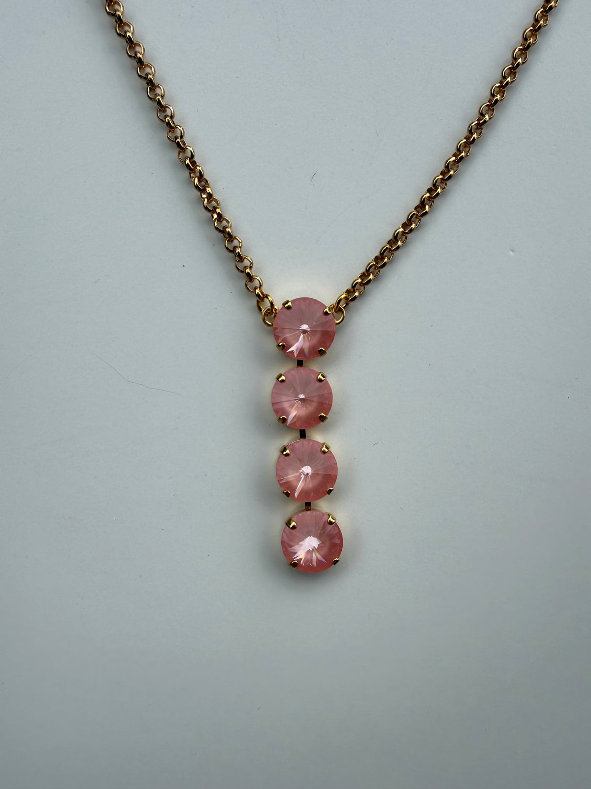 WETSTONE: Flamingo Noir Drop Necklace