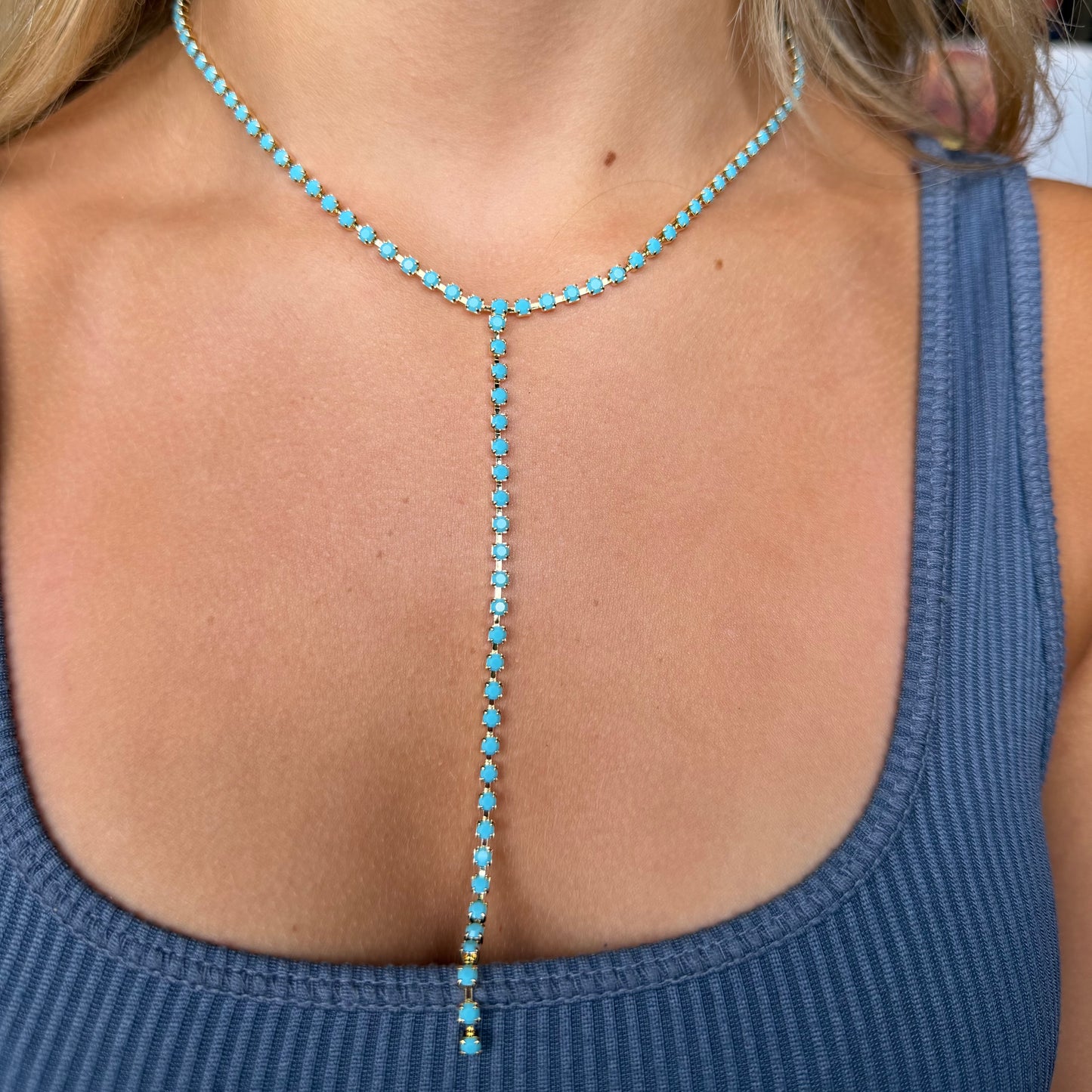 KASSANDRA NECKLACE IN TURQUOISE