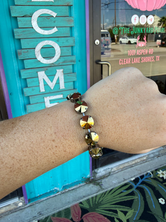 WETSTONE: Antique Gold Majesty Bracelet