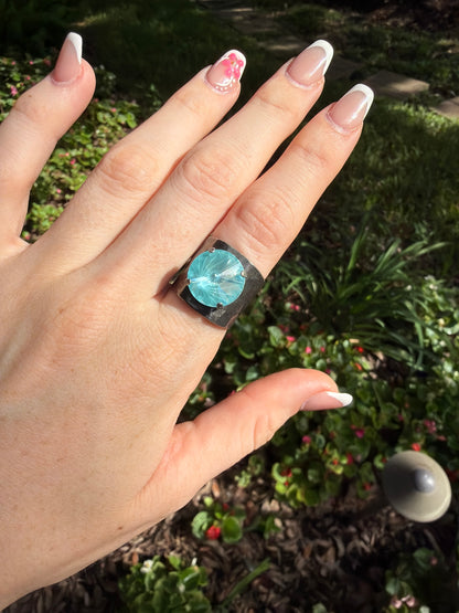 WETSTONE: Aqua Blue Toadie Ring