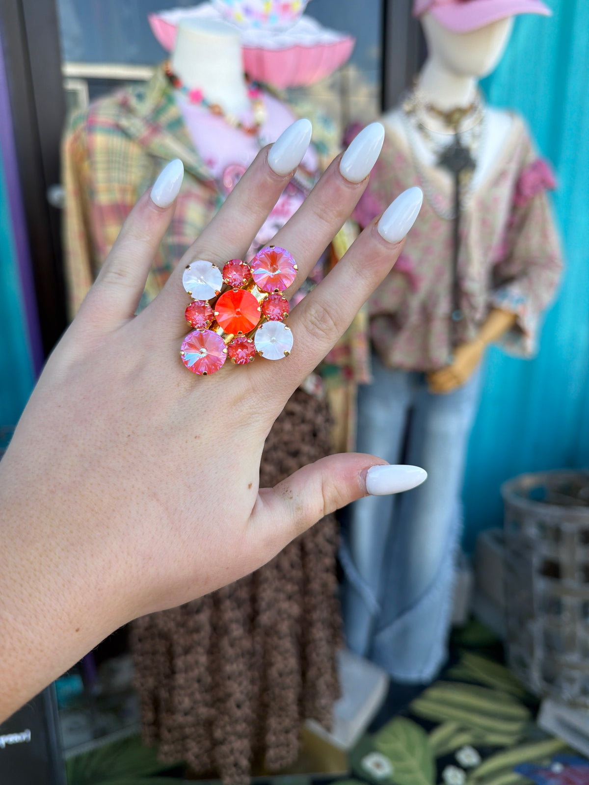 WETSTONE: Creamsicle Madonna Ring