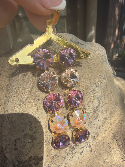WETSTONE: Victorian Blooms 5- Drop Earrings