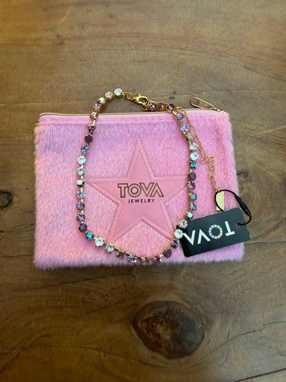 Purple multi Sarina Necklace