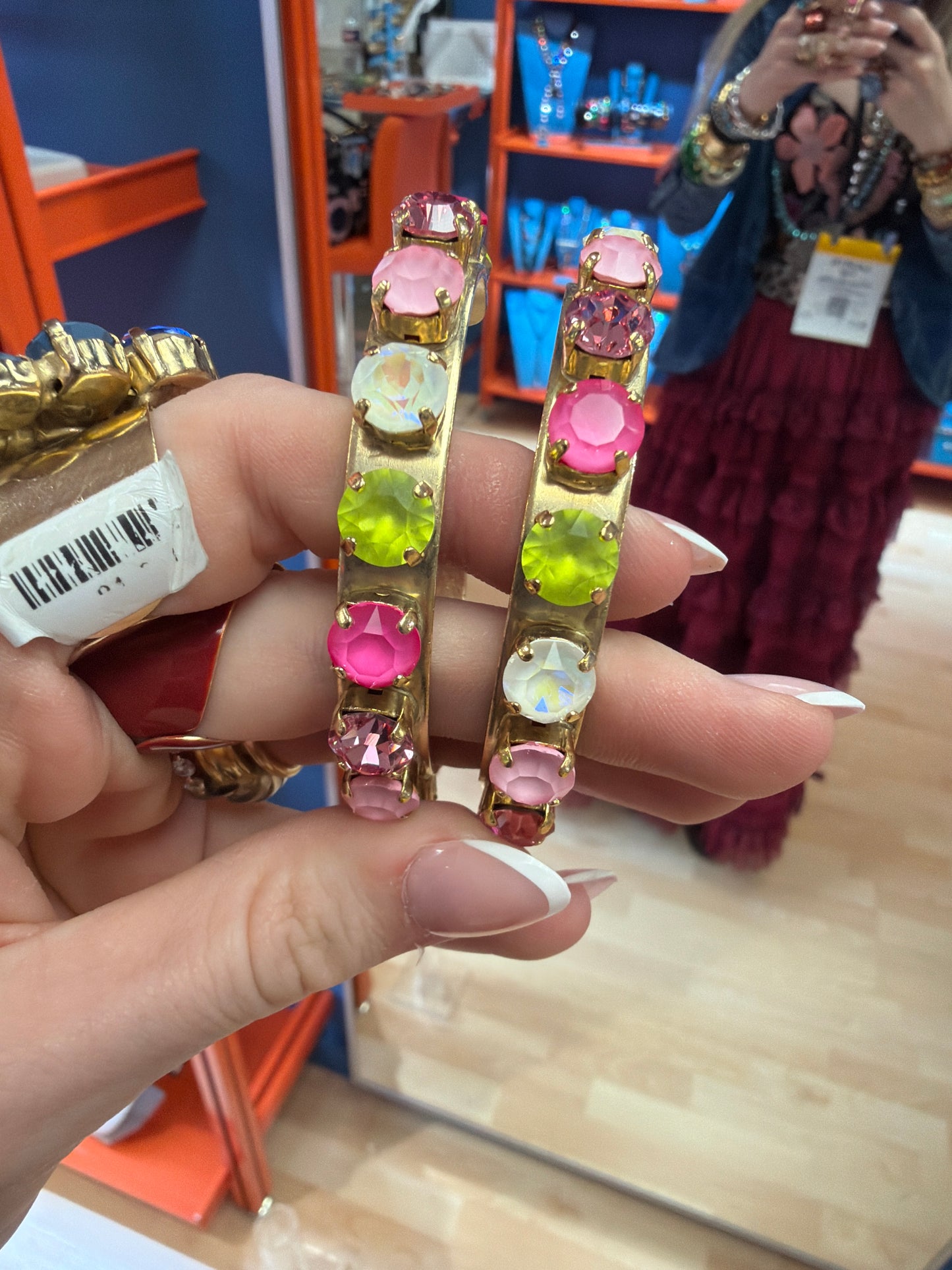 Pink neon cuff