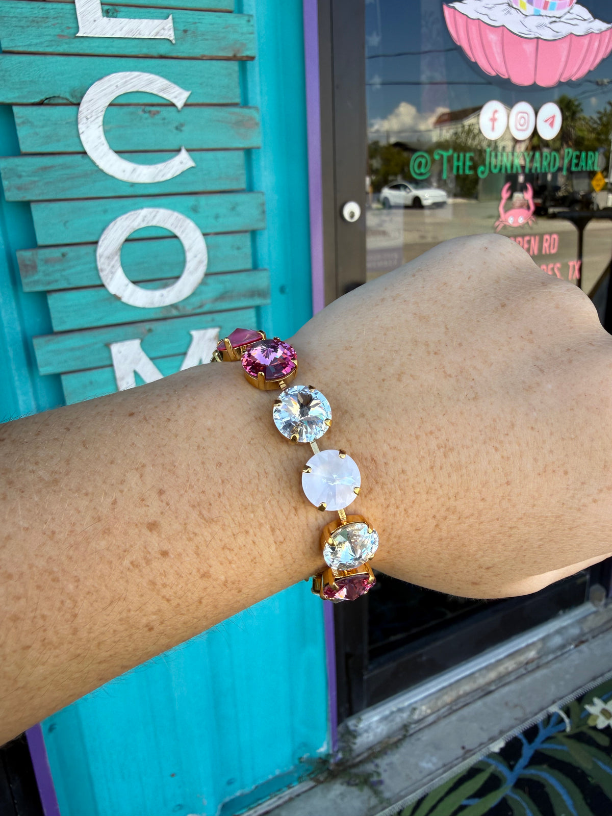 WETSTONE: Pink Frost Majesty Bracelet