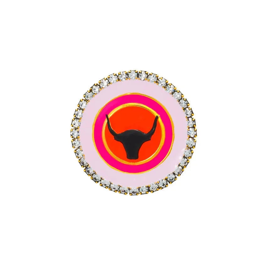 Jolly Bull Brooch