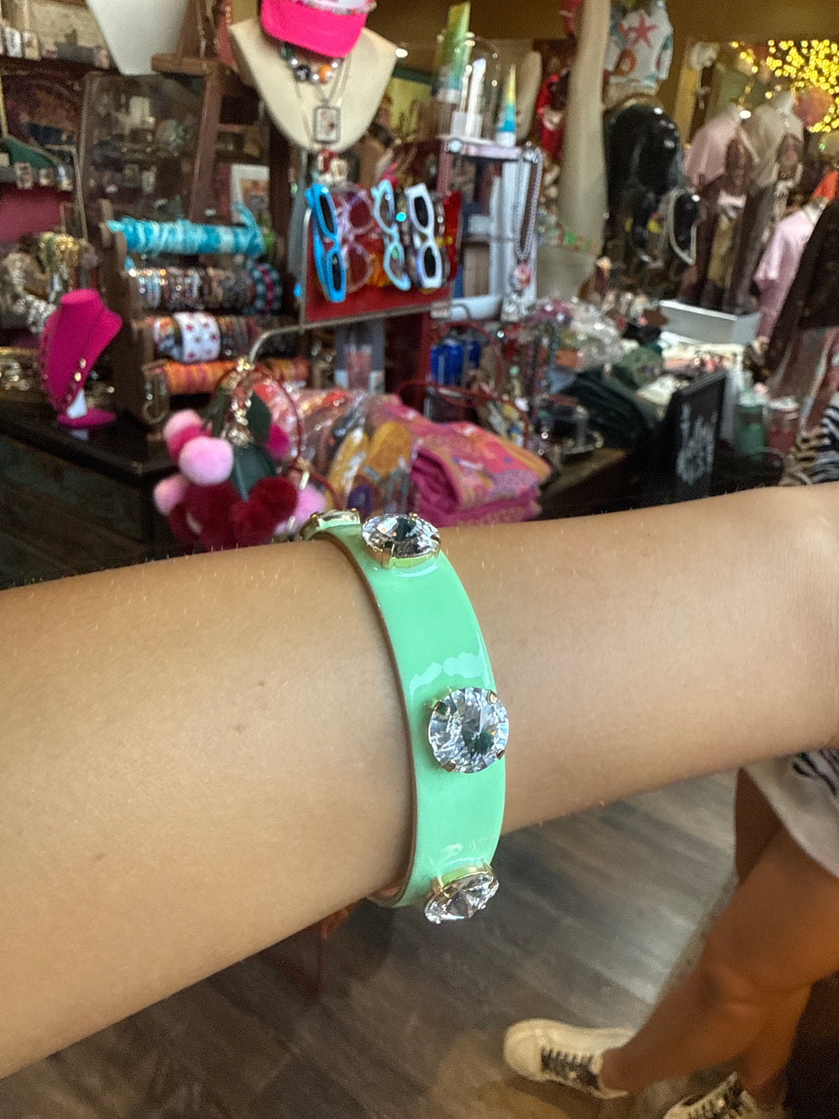 Linsey Mint Cuff