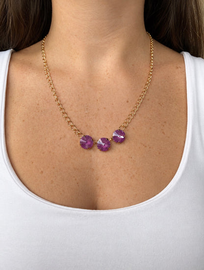 WETSTONE: Plum Pond Pearls Necklace