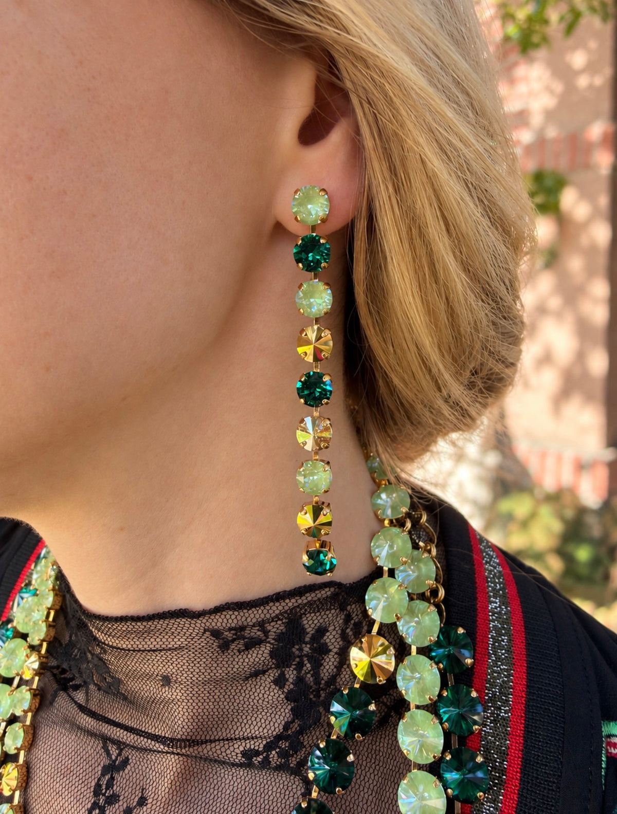 WETSTONE: Tara Nine-Drop Earrings
