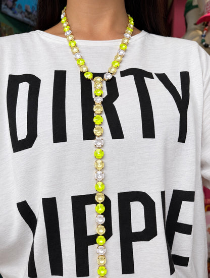 WETSTONE: Lemon Chello Lariat Necklace