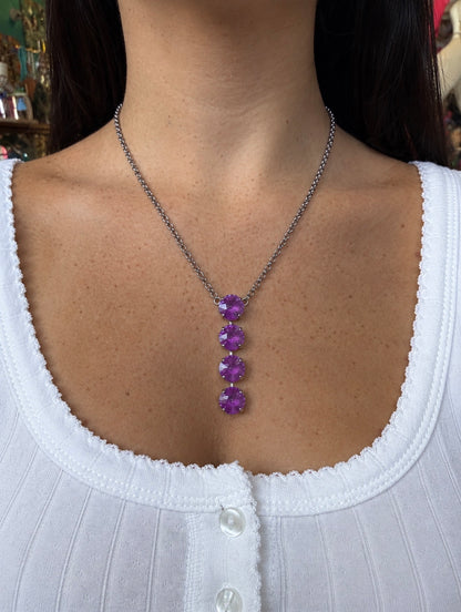 WETSTONE: Wicked Night Noir Drop Necklace
