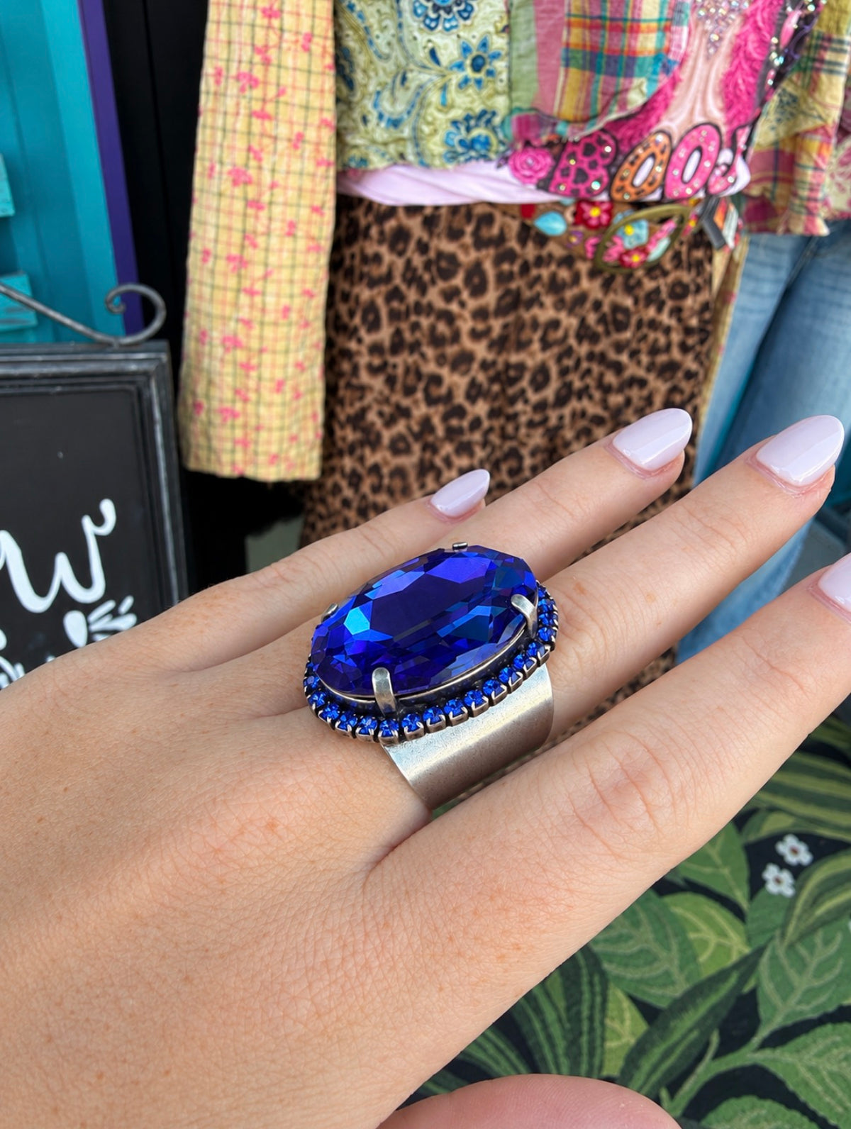 WETSTONE: Sapphire Liz Taylor Ring