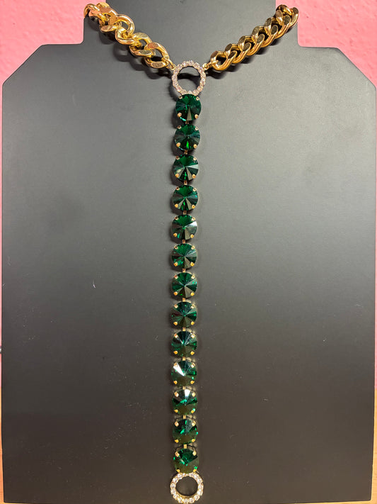 Cara Necklace in Emerald