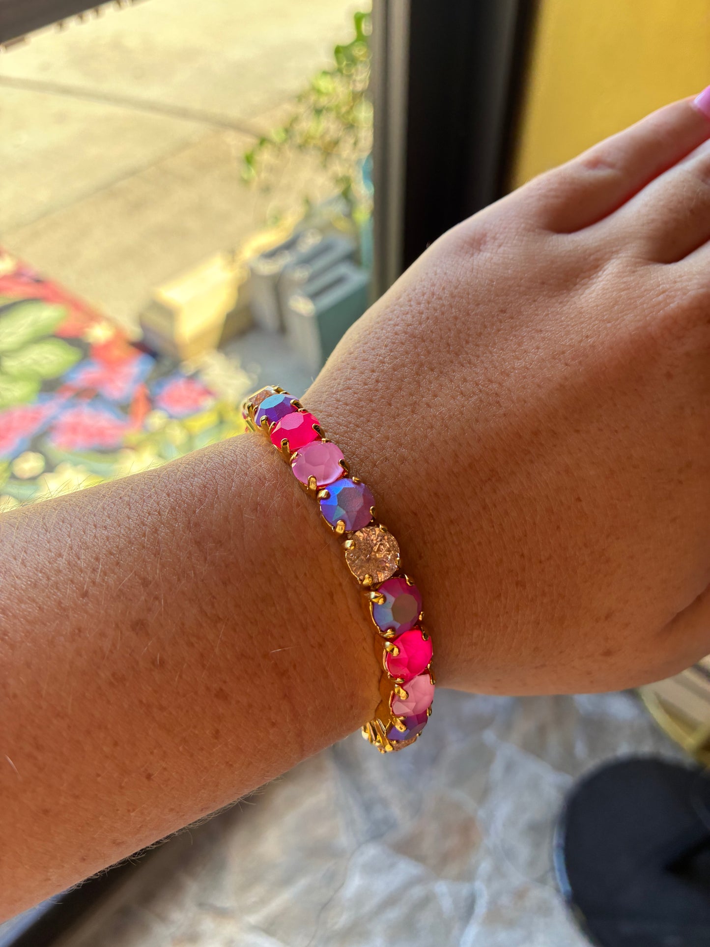 Pink Multi Oakland Stretch Bracelet